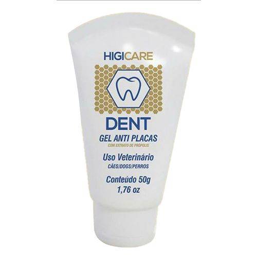 Higicare Dent - Gel Dental que Ajuda na Redução da Placa Bacteriana em Cães - Centagro (50g)
