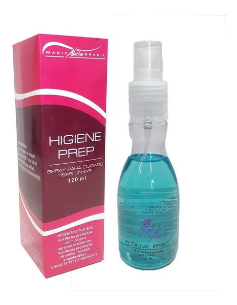 Higiene Prep Spray Antisséptico Magic Nails Sani Unhas 120ml