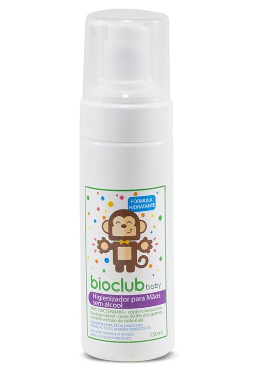 Higienizador para Maos Organico S/ Alcool 150Ml - Bioclub