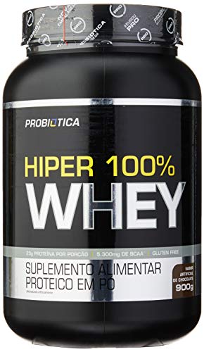 Hiper 100% Whey - Chocolate, Probiótica, 900g
