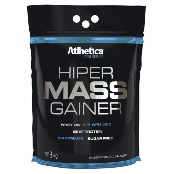 Hiper Mass Gainer Pro Series 3kg - Sabor Baunilha - Atlhetic - Atlhetica Nutrition