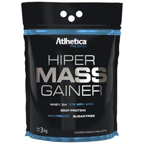 Hipercalórico Hiper Mass Gainer Pro Series - Atlhetica - 3kg- Morango