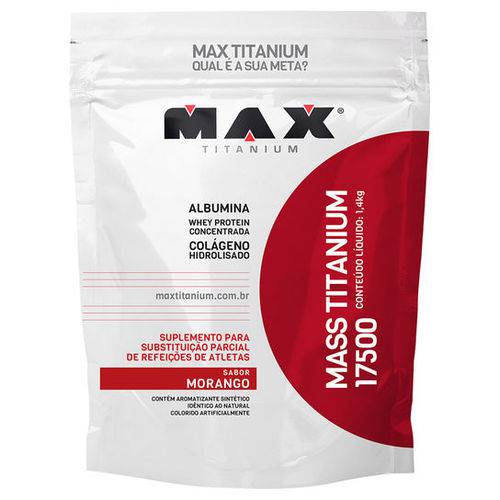 Hipercalorico Mass Titanium 17500 1,4kg - Max Titanium Morango