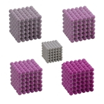 Holiday Gift aniversário descoloração Buckyball Magnet Building Blocks Magic Cube