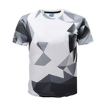Homens Moda Cool 3D geométrica Impressão Digital Curto Casual Sleeve T-shirt