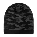 Homens Moda inverno quente de veludo Knitting Camouflage Ski Hat Wool Cap Hat Beanie