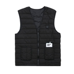 Homens Mulheres Outdoor USB infravermelho Aquecimento Vest flexível elétrica Inverno térmica Roupa casaco quente Para Sports Caminhadas Equitação