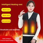 Homens Mulheres Outdoor USB infravermelho Aquecimento Vest flexível elétrica Inverno térmica Roupa casaco quente Para Sports Caminhadas Equitação