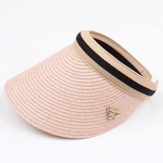 Homens Mulheres Outdoor Sunscreen Sports Hat Sun Visor bordado respirável Hat