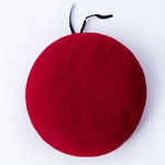 Homens Mulheres Wool Beret cor sólida ajustável Moda Warm Spring Autumn Painter Hat