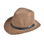 Homens New Verão chapéu de palha Wide-Brim dobrável Beach Holiday