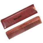 Homens portátil Balsamo largo e dentes finos Combinação Anti-Static pente de cabelo e barba Comb Escova