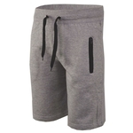 Homens Primavera-Verão cintura Novo Oriente Straight Cinco Pontos Calças Moda Sólidos Pants cores de Formação de Fitness