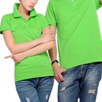 Homens Simples Casual cor sólida camisa de manga curta Tops T-shirt