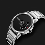 Homens SKMEI Luxo Moda Watch Concise Rodada Dial Quartz Relógio de pulso