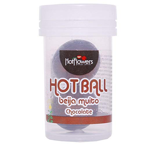 Hot Ball Beija Muito 2un Hot Flowers - Chocolate