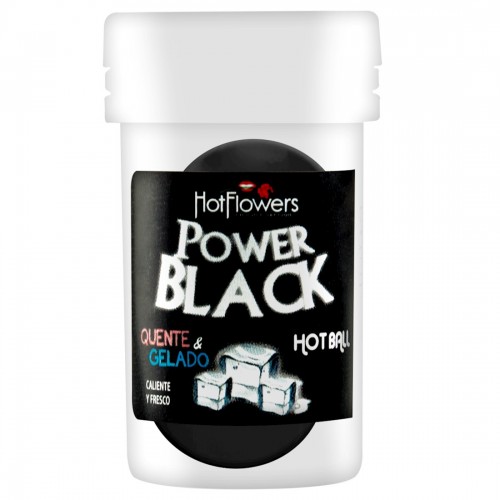 Hot Ball - Power Black 02 Unidades - Hot Flowers