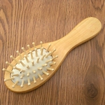 Hot Sale New massagem pente de madeira de bambu ventilação escova de cabelo Escovas Hair Care and Beauty SPA Massager