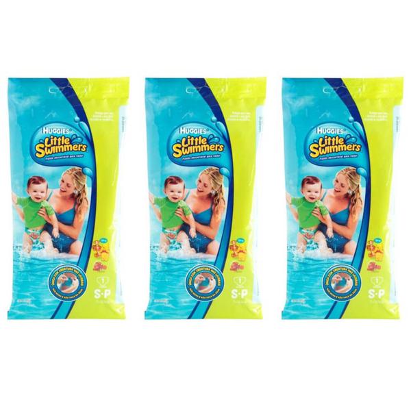 Huggies Little Swimmers Fralda Infantil P/ Piscina P C/1 (Kit C/03)