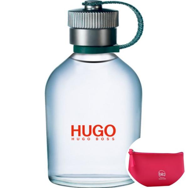Hugo Man Hugo Boss Eau de Toilette - Perfume Masculino 75ml+Beleza na Web Pink - Nécessaire