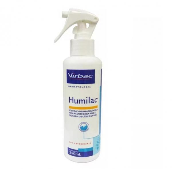 Humilac 250ml Spray - Virbac - Solução Hidratante Pele Cães e Gatos