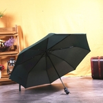 Automáticas protectores solares Umbrella 8 Bones 3 Folds Auto-abertura do guarda-chuva portátil