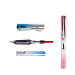 HUN Moda Gradiente Dazzle Pen Tip 0,38 milímetros Suave - Single - cor aleatória