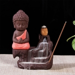 The Little Monk Backflow queimador de incenso / incenso Cones Decoração