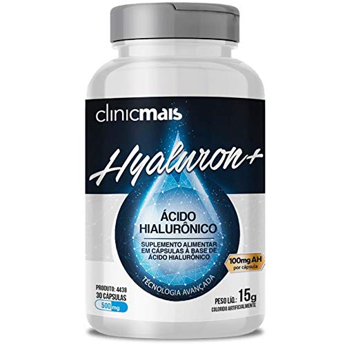 Hyaluron+ Ácido Hialurônico 30 Cápsulas ClinicMAIS
