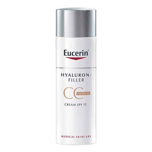 Hyaluron Filler Eucerin CC Cream Cor Médio com 50ml