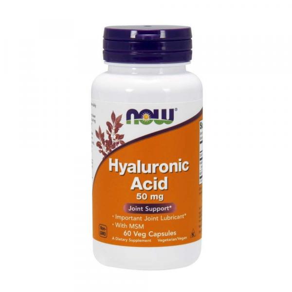 Hyaluronic Acid 50mg 60 Caps Now - Now Sports