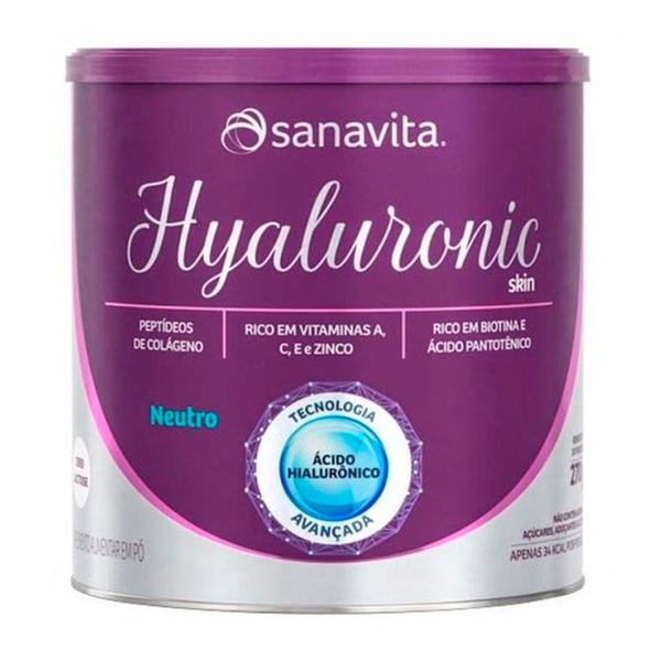 Hyaluronic Skin Sanavita Sabor Neutro 270g