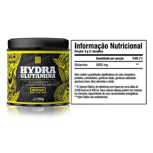 Hydra Glutamina 150g - Iridium Labs