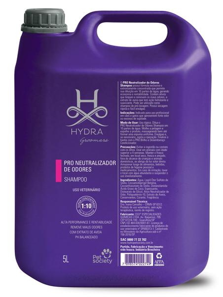 Hydra Groomers 5L Shampoo Neutralizador de Odores 1:10 - Pet Society