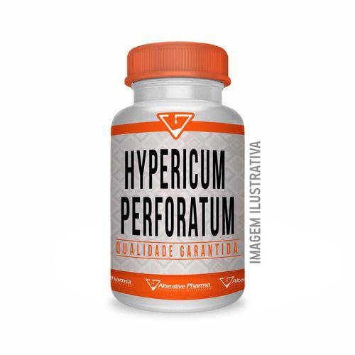 Hypericum Perforatum 300mg 60 Cápsulas - Antidepressivo Natural