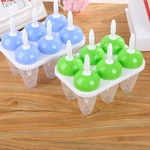 Ice Cream 4pcs picol¨¦ fabricante de moldes Ice Pop Ice Block Pop Lolly Set