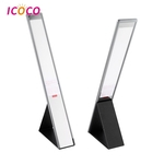 ICOCO Light Touch Olho de protec??o Luz Folding Desk Luz Ultra-Fino Preto