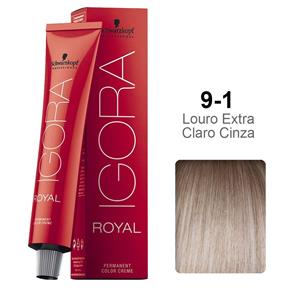 Igora Royal 9-1 Louro Extra Claro Cinza