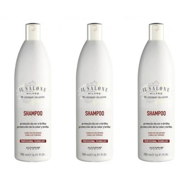 IL Salone Proteção Cor e Brilho Shampoo 500ml (Kit C/03)