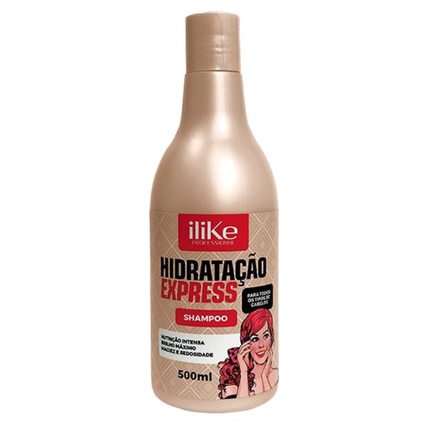 ILike Hidratação Express Shampoo - 500ml - Ilike Professional