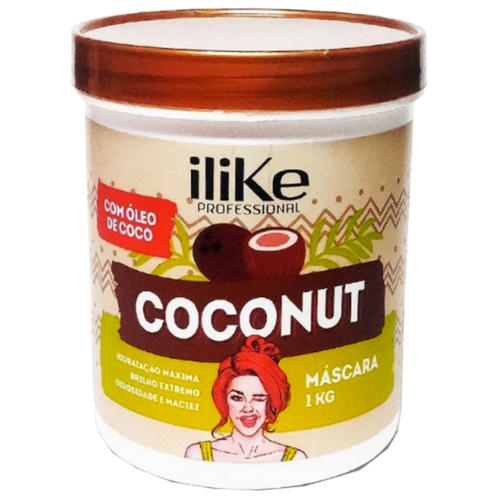 Ilike Máscara Capilar Coconut Super Nutritiva P/ os Fios 1kg - Ilike Professional