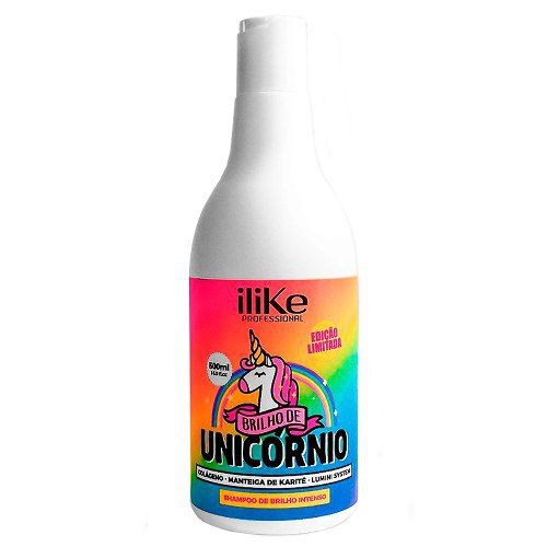 Ilike Shampoo Brilho de Unicórnio 500ml - Ilike Professional