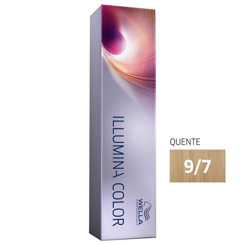 Illumina Color 9/7 Louro Ultraclaro Marrom - 60ml - Wella Professionals