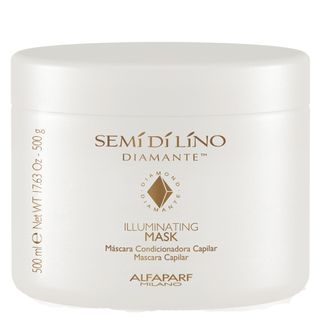 Illuminating Mask Semí Dí Lino Diamante Alfaparf - Máscara Capilar 500g