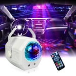 New Iluminação LED para palcos DJ Magic Ball Luzes 2 em 1 (resistente Branco) com controle remoto Novel lighting equipment