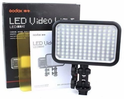 Iluminador LED Godox 126 para Fotografia e Videos 126 Leds