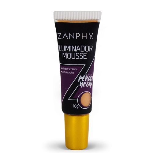 Iluminador Mousse Natural Zanphy Brilho Sofisticado Impecável