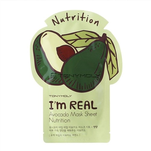 I'm Real Avocado Mask Sheet Nutrition - Tony Moly - 21ml