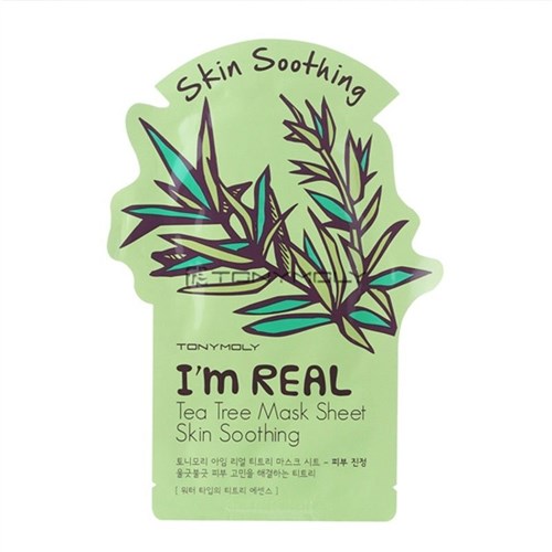 I'm Real Tea Tree Mask Sheet Skin Soothing - Tony Moly - 21ml
