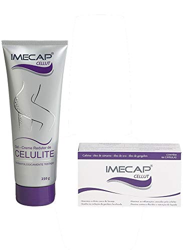 Imecap Cellut Kit Gel-Creme Redutor de Celulite 250g + 60 Cápsulas